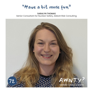 "Have a bit more fun" says Saralyn Thomas, Senior Consultant, Abbott Risk Consulting