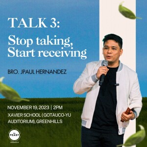 PLENTY Talk 3: Stop Taking, Start Receiving