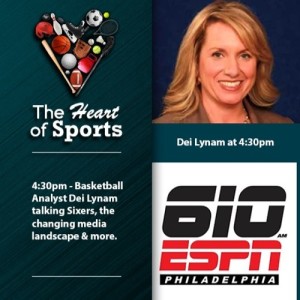The Heart of Sports w Jason Springer & Jeffrey Cohen: Guest Dei Lynam on Sixers