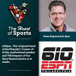 Heart of Sports w Jason Springer & Jeff Cohen: Gritty Creator/Friend of Phanatic Dave Raymond