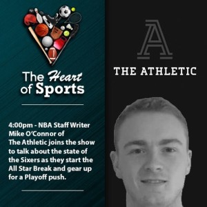 The Heart of Sports w Jason Springer & Jeff Cohen: Guest the Athletic NBA writer Mike O' Connor