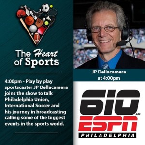 The Heart of Sports w Jason Springer & Jeff Cohen w play by play Sportscaster JP Dellacamera
