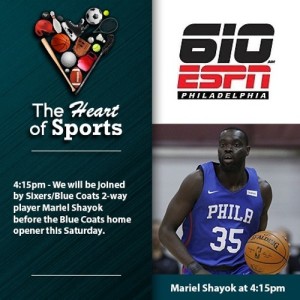 The Heart of Sports w Jason Springer & Jeff Cohen with Blue Coats Mariel Shayok