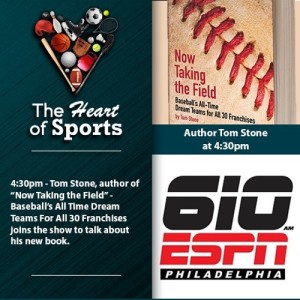 The Heart of Sports w Jason Springer & Jeff Cohen - Guest Author Tom Stone