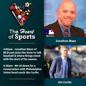 The Heart of Sports w Jason Springer & Jeff Cohen: Guests Jonathan Mayo & Jim Curtin