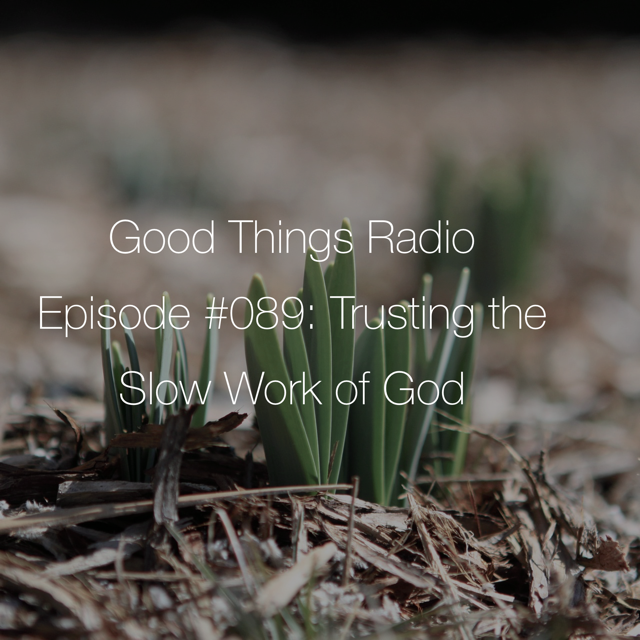Good Things Radio #089: Trusting the Slow Work of God