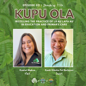 Instilling Hawaiian Traditions Into Education and Primary Care Through La'au Lapa'au