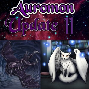 Auromon Update #11 Bat Cat and First Card Pack