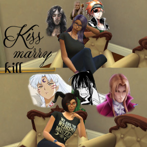 Crush literario (y no tan literario); kiss, marry & kill