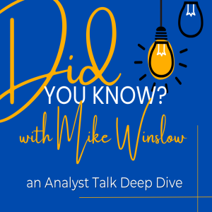ATWJE - Did You Know With Mike Winslow - CDR in the Car