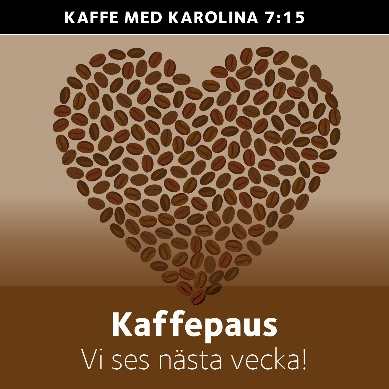Kaffe med Karolina