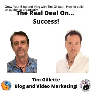 Grow Your Blog and Vlog with Tim Gillette!  How to build an audience organically