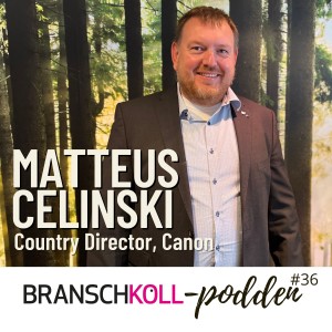 Matteus Celinski, Country Director på Canon