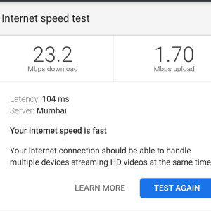 5G Speed in Internet