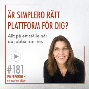 #181 • Är Simplero rätt plattform för dig?