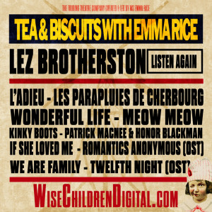 Tea & Biscuits with Emma Rice and Lez Brotherston