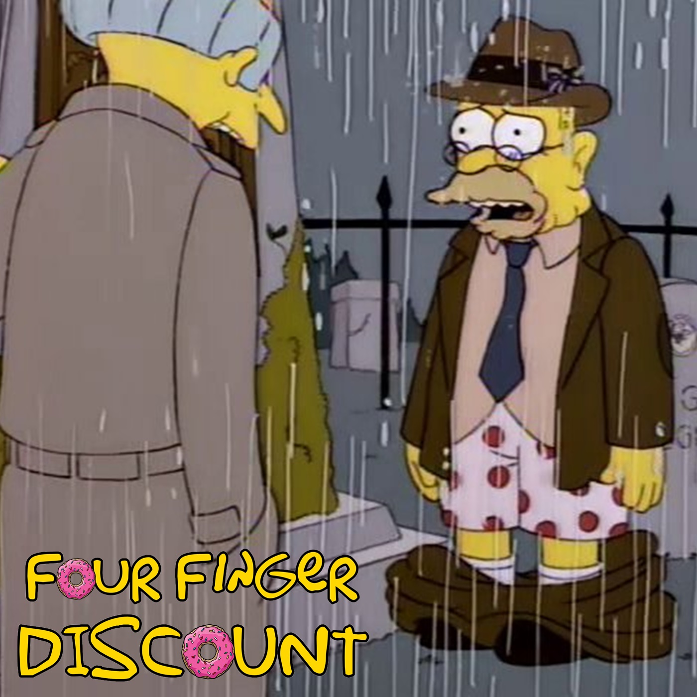 Raging Abe Simpson And His Grumbling Grandson in The Curse of the Flying Hellfish (S07E22)
