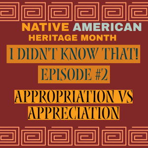 Appropriation vs. Appreciation: I Didn’t Know That: Episode 2