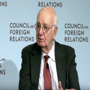 Goodbye, Trilateral Commissioner Paul Volcker