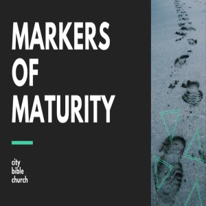 Markers Of Maturity | Joyful Generosity