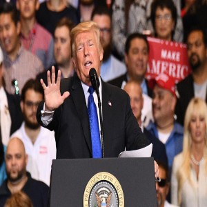 Trump holds massive rally in Nevada; the governor calls him selfish