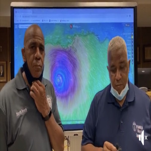 Franklin Mayor Eugene Foulcard and Police Chief Morris Beverly - Aug 27 update - after #Laura