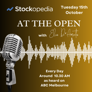 2024 Oct 15th ASX At the Open: Can anything hold the ASX back?