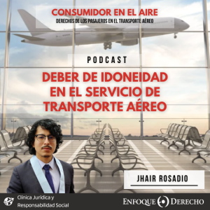 Jhair Rosadio | Deber de idoneidad en el servicio de transporte aéreo