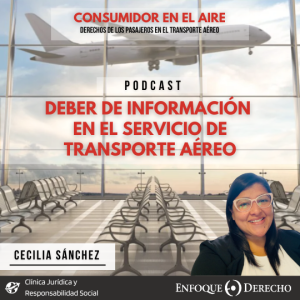 Cecilia Sánchez | Deber de Información en el servicio de transporte aéreo