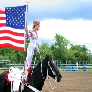 Young NFR Trick Rider & Rodeo Contestant, Dally Orman