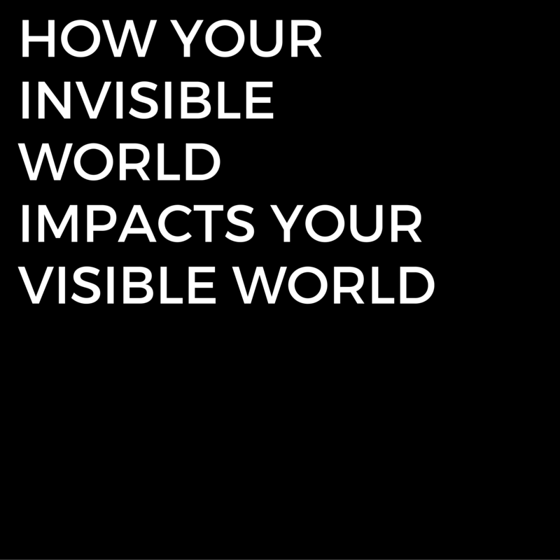 Episode #6: How Your Invisible World Impacts Your Visible World