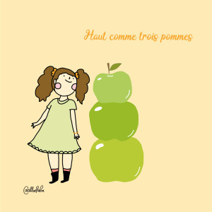 Expression idiomatique - Haut comme trois pommes