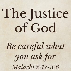 The Justice of God
