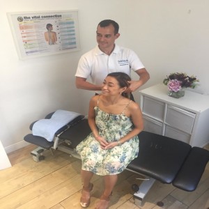 Dr Kris Harm, owner of chiropractic clinic in Fulham, London