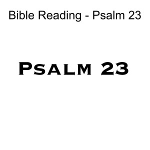 Bible Reading - Psalm 23