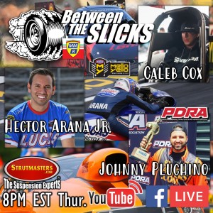 NHRA General Manager For Cruz Pedregon Racing Caleb Cox Along With Hector Arana Jr. (NHRA Pro Stock Motrocycle) And Johnny Pluchino (Mountain Motor Pro Stock)