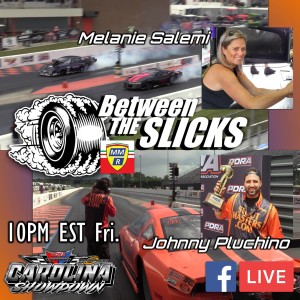 PDRA Drag Racers Melani Salemi & Johnny Pluchino With Monday Morning Racer At Darlington Dragway