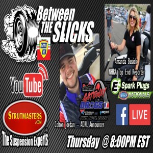 NHRA Pit Reporter Amanda Busick & ADRL Announcer Colton Jordan On Between The Slicks