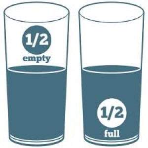 Is your cup half full or empty?