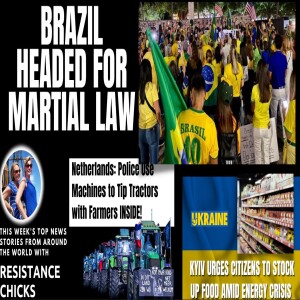 Brazil Headed for Martial Law; Netherlands: Police Tip Tractors w/ Farmers 12/4/22