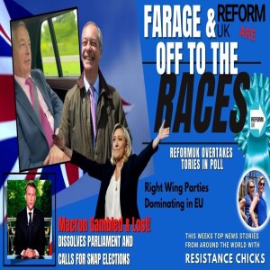 Farage & REFORM Off to the Races - Macron Gambled & Lost! Right Wing Parties Dominating EU 6/16/24