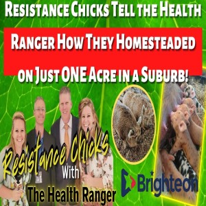 Resistance Chicks Tell the Health Ranger How They Homesteaded on Just ONE Acre in a Suburb!