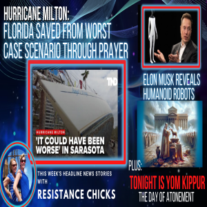 Florida Saved From Worst Case Through Prayer Tonight Is Yom Kippur - Day of Atonement 10/11/24