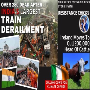 India’s Largest Train Derailment; Culling Cows for Climate Change- World News 6/4/23