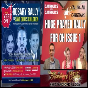 HUGE OH Issue 1 Rally: Jim Caviezel, Abby Johnson & General Flynn- Cincinnati, OH