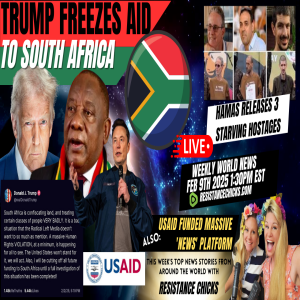 Trump Freezes Aid To South Africa! Hamas Releases 3 Starving Hostages | TOP World News 2/9/25