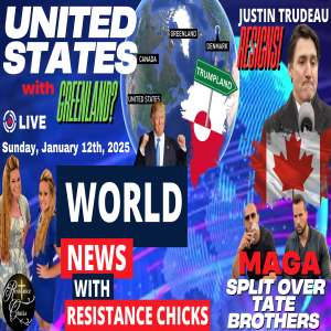USA with Greenland? Justin Trudeau Resigns! MAGA Split Over Tate Brothers World News 1/12/25