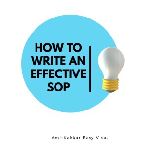 How to write an effective SOP