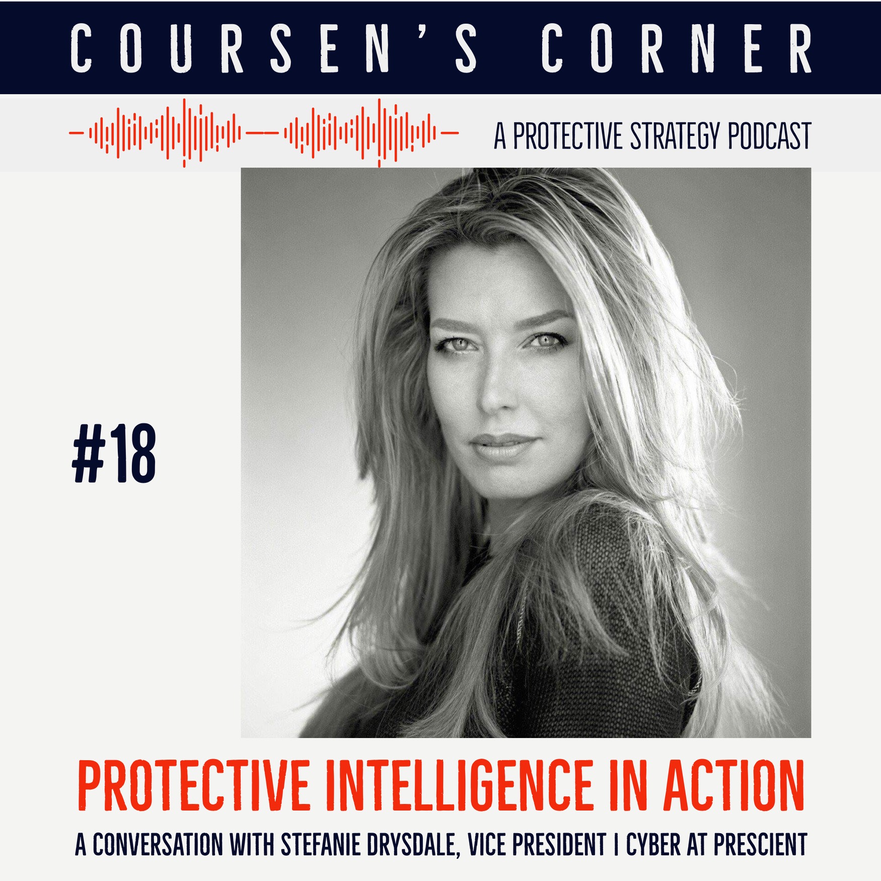 Episode #018: “Protective Intelligence In Action: A Conversation with Stefanie Drysdale, Vice President, Cyber at PRESCIENT”