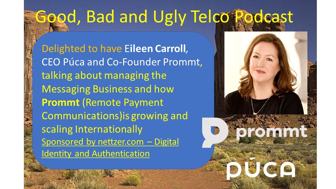 Eileen Carroll, CEO Púca and Co-Founder Prommt (Remote Payment Communications) talks about business and her music